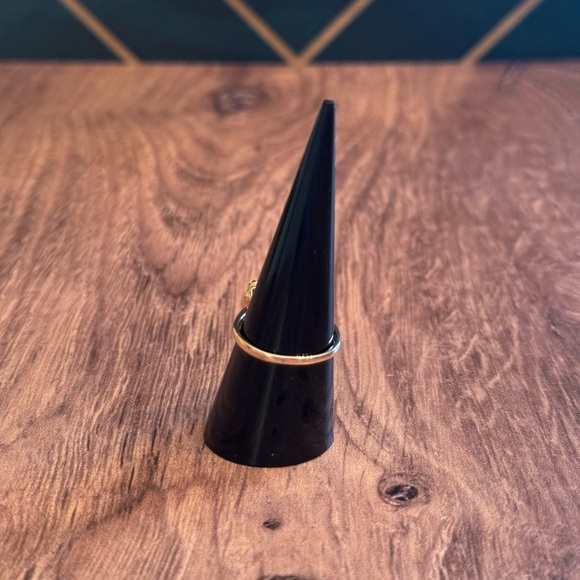 Garnet & Diamond Rose Gold Ring - Picture 7 of 9